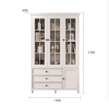 Tủ sách gỗ gia đình - Không gian đọc sách hoàn hảo-TSH 012