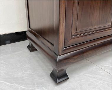 Bàn thờ gia tiên đẹp gỗ gõ tự nhiên – Thiết kế sang trọng-TTG 009