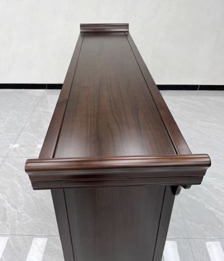 Bàn thờ gia tiên đẹp gỗ gõ tự nhiên – Thiết kế sang trọng-TTG 009