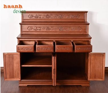 Bài trí tủ thờ phật và gia tiên mang lại tài lộc-TTG 004