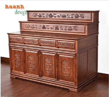 Bài trí tủ thờ phật và gia tiên mang lại tài lộc-TTG 004