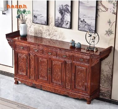 Mẫu tủ thờ gia tiên đẹp cho mọi không gian thờ cúng-TTG 007