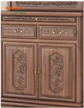 Tủ thờ gỗ óc chó tiện ích và sang trọng - TTG 002