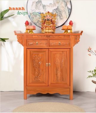 Top mẫu tủ thờ gia tiên gia đình được ưa chuộng nhất 2025-TTG 006