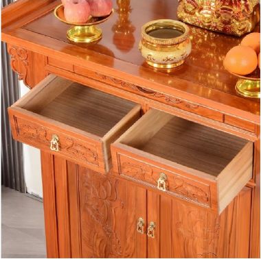Top mẫu tủ thờ gia tiên gia đình được ưa chuộng nhất 2025-TTG 006