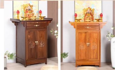 Nét đẹp truyền thống trong tủ thờ gỗ tự nhiên-TTG 005
