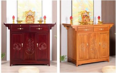 Nét đẹp truyền thống trong tủ thờ gỗ tự nhiên-TTG 005