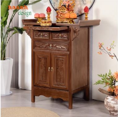 Top mẫu tủ thờ gia tiên gia đình được ưa chuộng nhất 2025-TTG 006