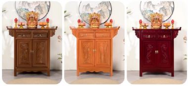 Top mẫu tủ thờ gia tiên gia đình được ưa chuộng nhất 2025-TTG 006