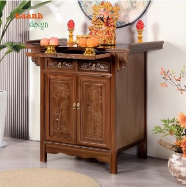 Top mẫu tủ thờ gia tiên gia đình được ưa chuộng nhất 2025-TTG 006