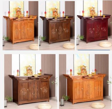 Nét đẹp truyền thống trong tủ thờ gỗ tự nhiên-TTG 005