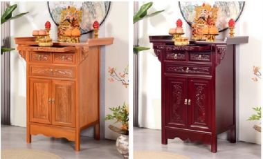 Top mẫu tủ thờ gia tiên gia đình được ưa chuộng nhất 2025-TTG 006