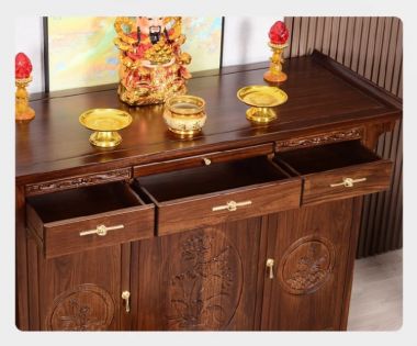 Nét đẹp truyền thống trong tủ thờ gỗ tự nhiên-TTG 005
