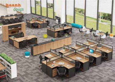 Vách ngăn bàn nhân viên – Tối ưu không gian làm việc hiện đại-VNN 002