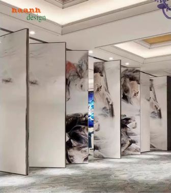Lựa chọn vách ngăn di động phù hợp cho văn phòng-VNV 002