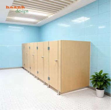 Vách ngăn nhà vệ sinh compact inox 304 bền bỉ, thẩm mỹ-VGS 001