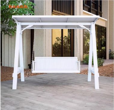 Mẫu xích đu đẹp bằng gỗ Teak tự nhiên cho sân vườn ngoài trời-GNT 014