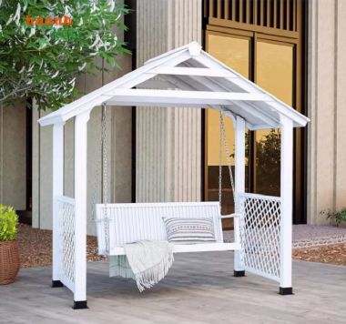 Xích đu gỗ ngoài trời Thế giới của sự thoải mái và thư giãn-GNT 010