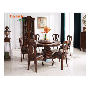 Bàn ghế ăn tân cổ điển 
