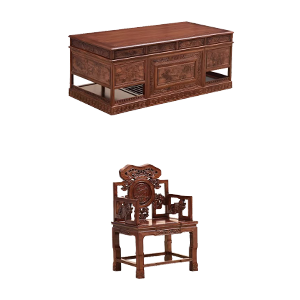 Nội thất phòng lãnh đạo gỗ giả cổ 