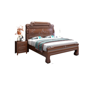Giường ngủ gỗ tự nhiên giả cổ 