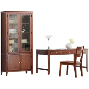 Phòng làm việc gỗ tự nhiên 