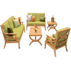 Sofa gỗ ngoài trời 