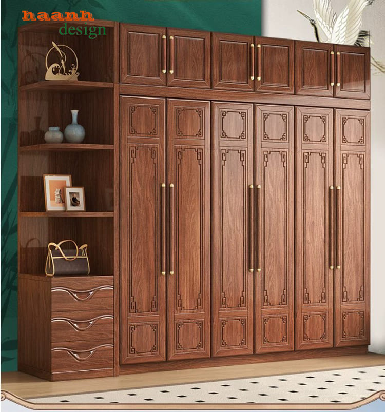 Tủ quần áo phòng ngủ cao cấp, chất lượng tại Nội Thất Hà Anh-TAH 016