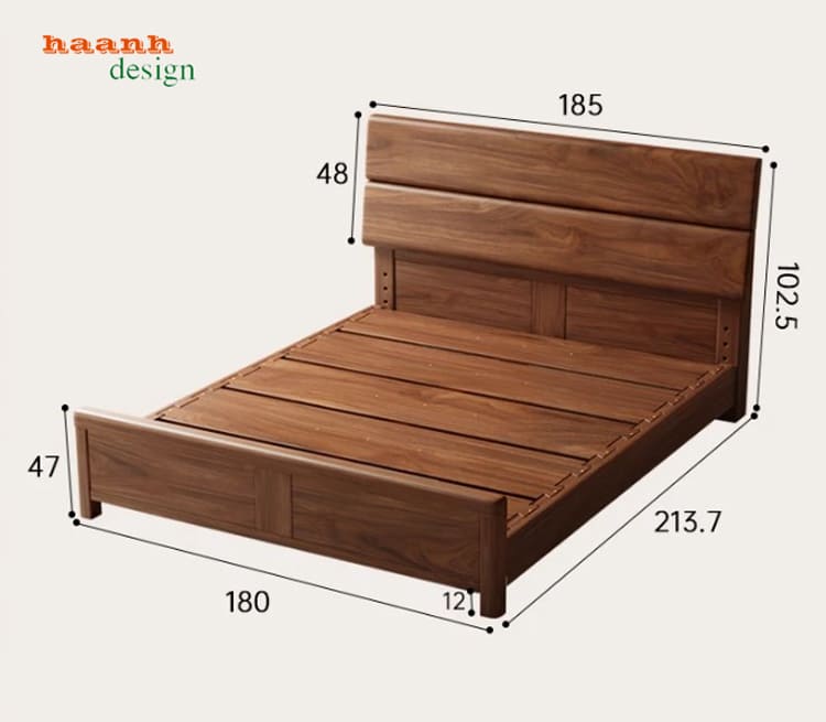 Kích thước giường ngủ tiêu chuẩn 