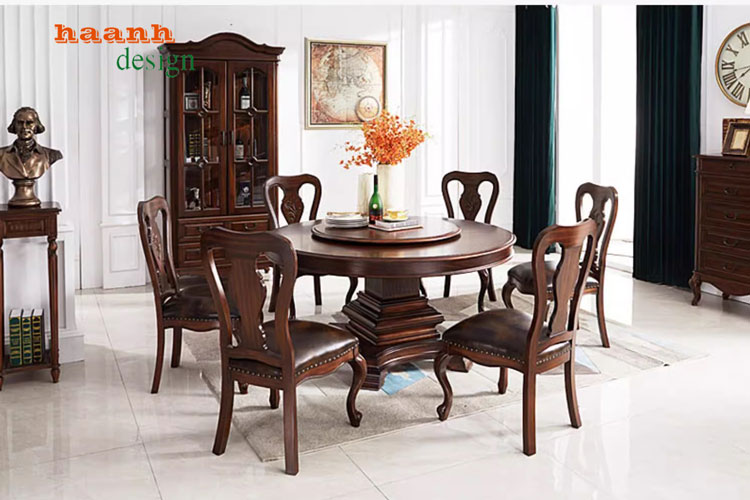 Bàn ghế ăn tân cổ điển