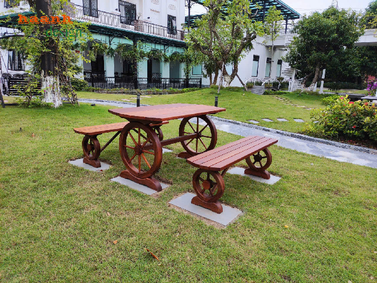 Bàn Ghế Sân Vườn Gỗ Teak