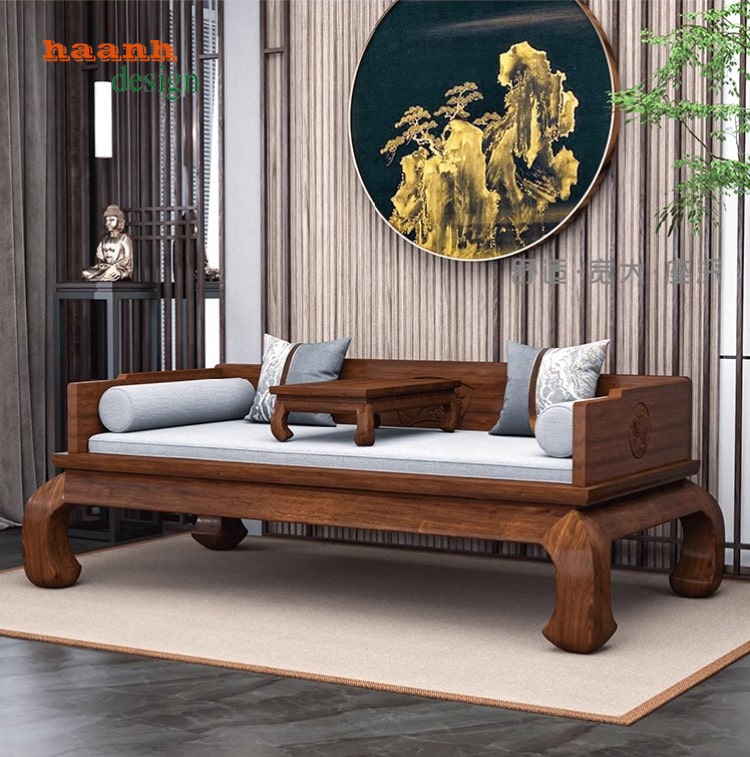 Chọn lựa giường la hán gỗ gụ bền đẹp cho gia đình-SBT 008