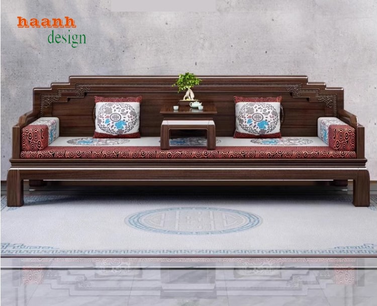 Lựa chọn giường la hán gỗ sồi cho phòng ngủ sang trọng-SBT 009