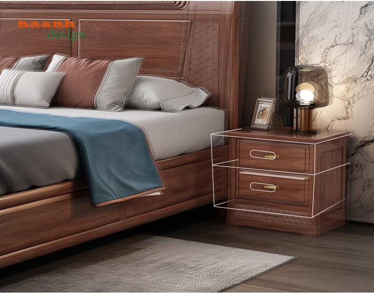 Giường ngủ gỗ tự nhiên