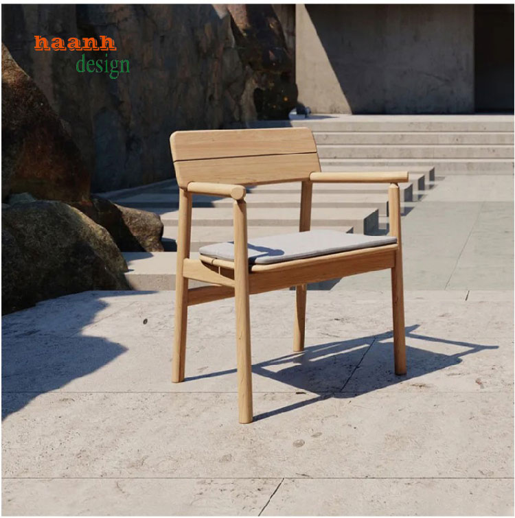 bàn ghế gỗ ngoài trời