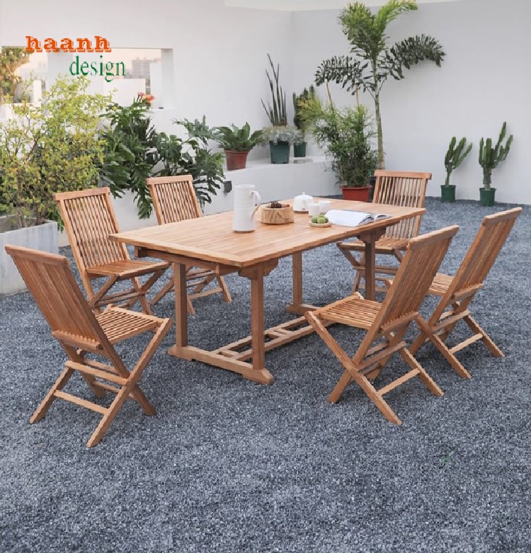 Ghế gỗ sân vườn gỗ Teak – Phù hợp mọi không gian ngoài trời-BGT 019