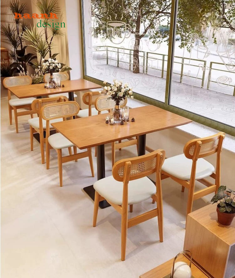 Bàn ăn nhà hàng thiết kế hiện đại cho mọi không gian-BNH 011