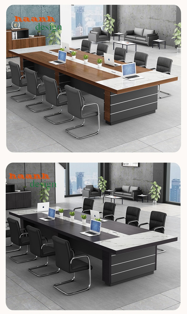 Bàn họp gỗ công nghiệp