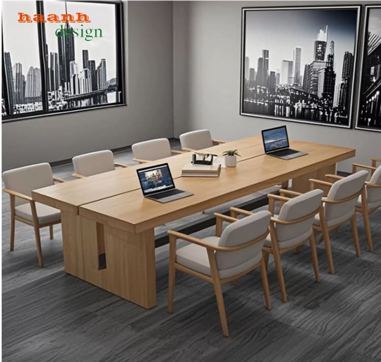 Bàn hội nghị hiện đại bền đẹp cho phòng họp và hội trường-HPP 017