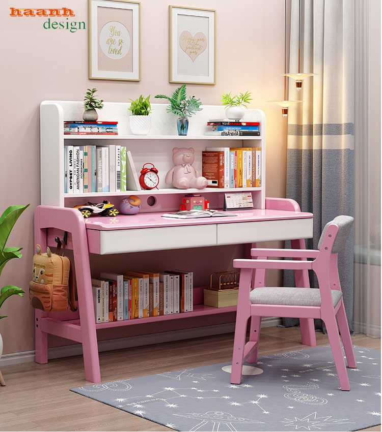 Bàn học trẻ em gỗ tự nhiên