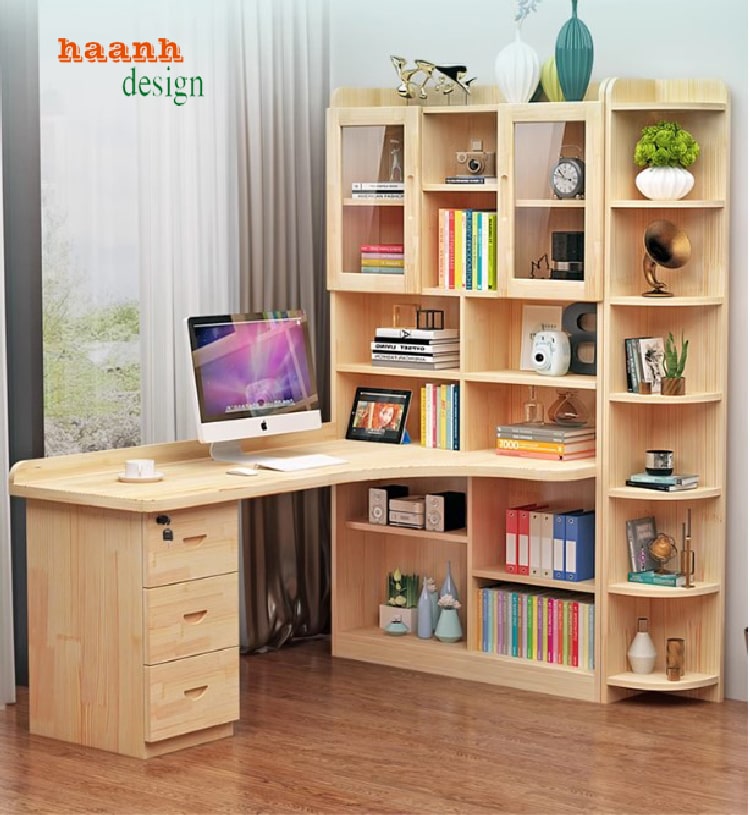 Bàn Học Trẻ Em Gỗ Tự Nhiên - Biểu Tượng Của Sự Sáng Tạo-BHT 008
