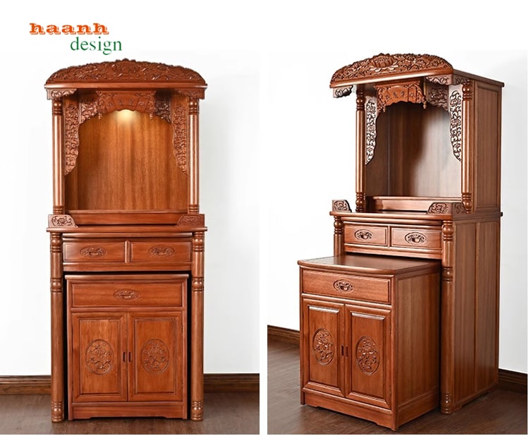 Bàn thờ phật gỗ tự nhiên
