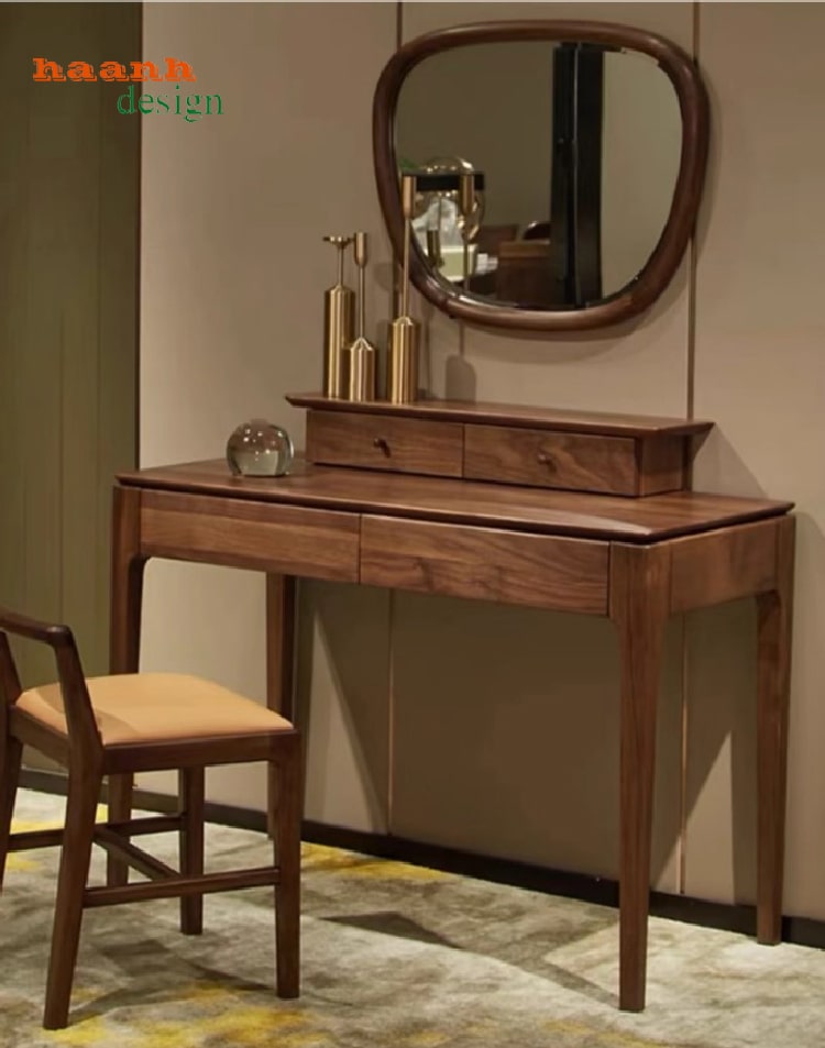 Mẫu bàn trang điểm gỗ sồi đẹp – lựa chọn hoàn hảo cho phái đẹp-BTH 007
