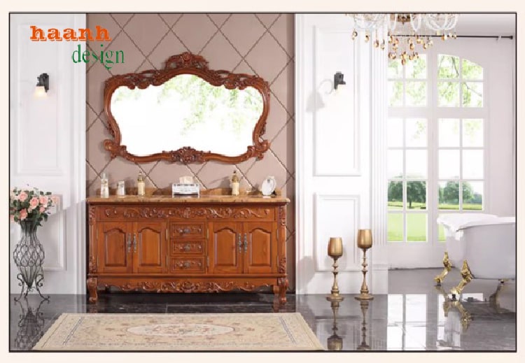 Bàn trang điểm châu Âu – Tôn vinh vẻ đẹp quý phái-BTA 009