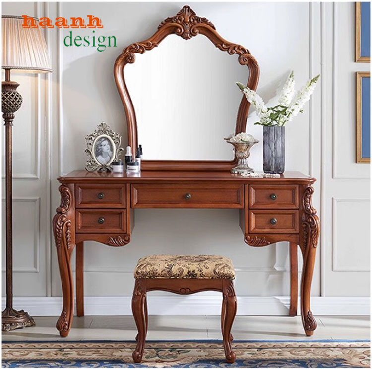 Bàn trang điểm gỗ tự nhiên
