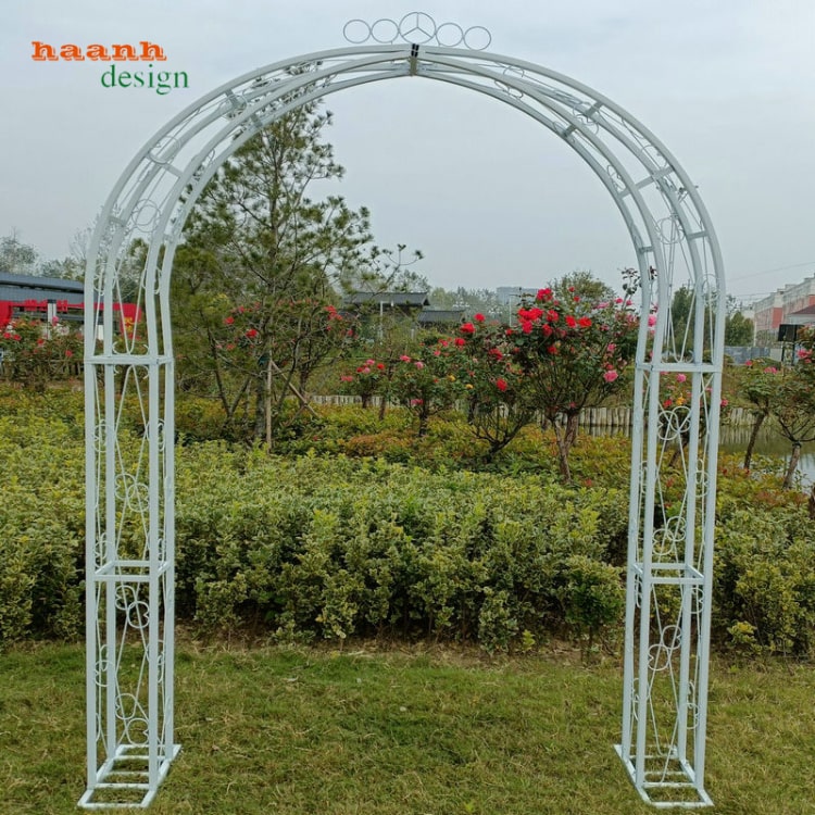Cổng vòm trang trí sắt sơn tĩnh điện