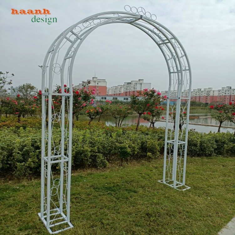 Cổng vòm trang trí sắt sơn tĩnh điện