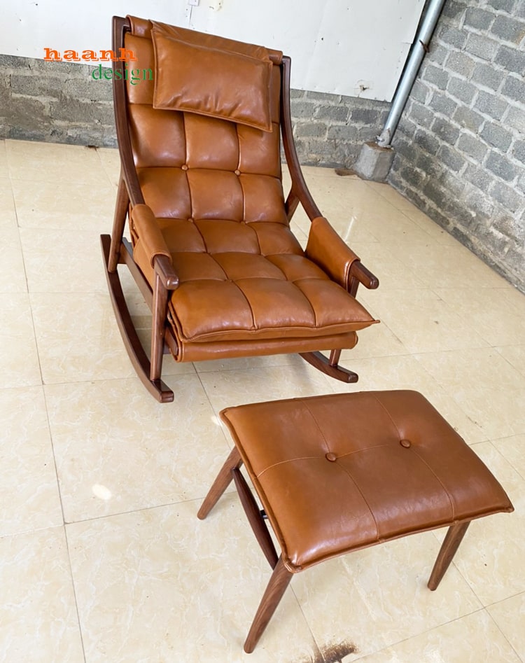 Ghế thư giãn gỗ sồi tự nhiên