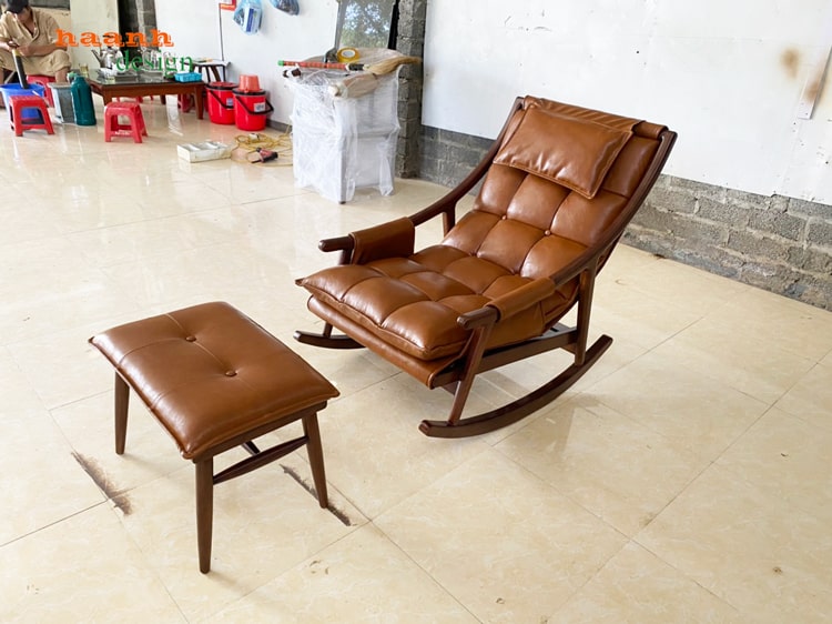 Ghế thư giãn gỗ sồi tự nhiên