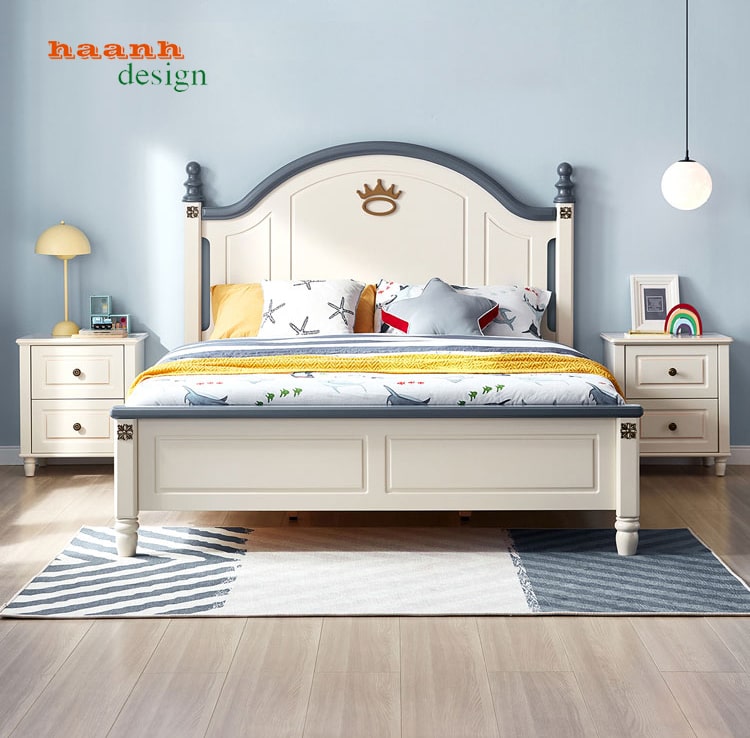 Giường đơn trẻ em gỗ c&ocirc;ng nghiệp 